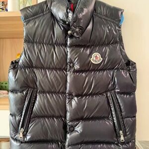 Moncler Black Puffer Vest